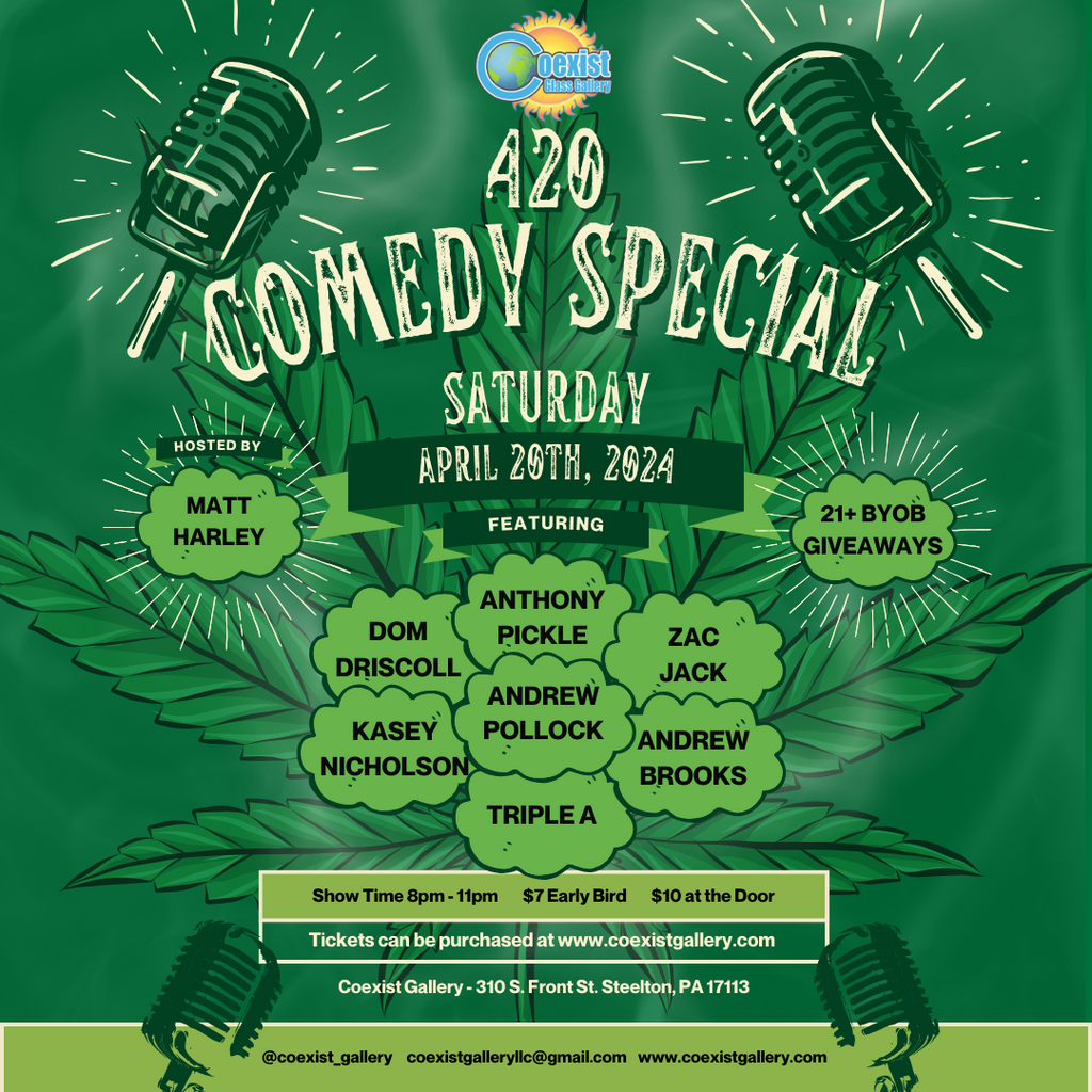 Get Ready to Laugh: Coexist Gallery's 420 Comedy Special!