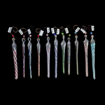 Color stripe Icicle Ornament