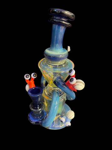 Fumed Snail Rig with custom Slide and Barrel Perc