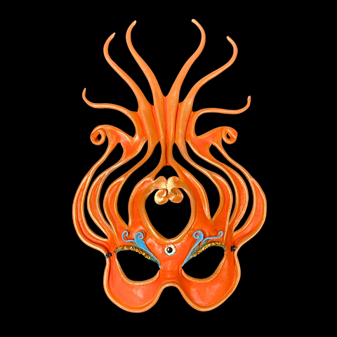 Aurora Borealis Orange Mask